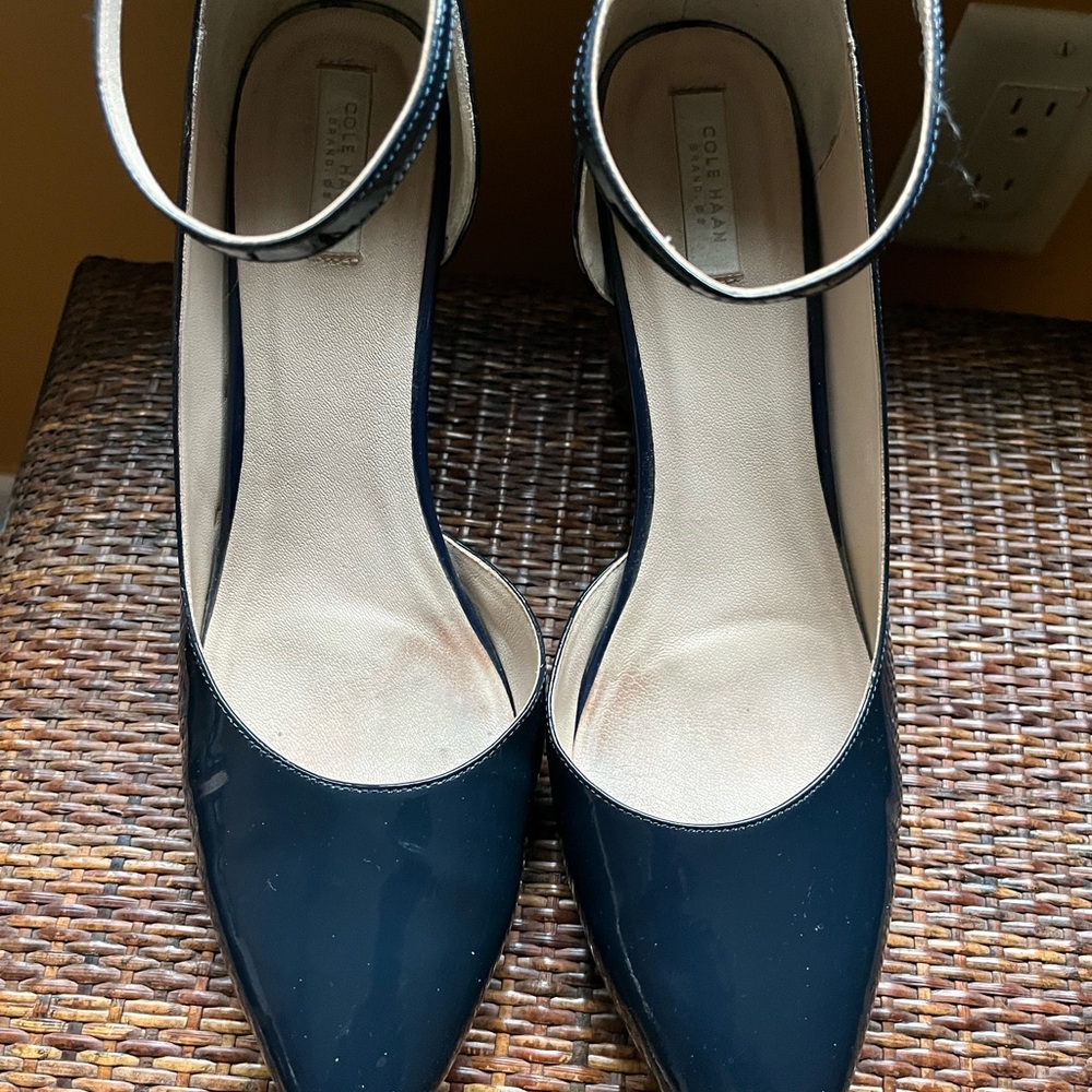 Cole Haan Women's Wedges in Marine Blue - Picture 4 of 5